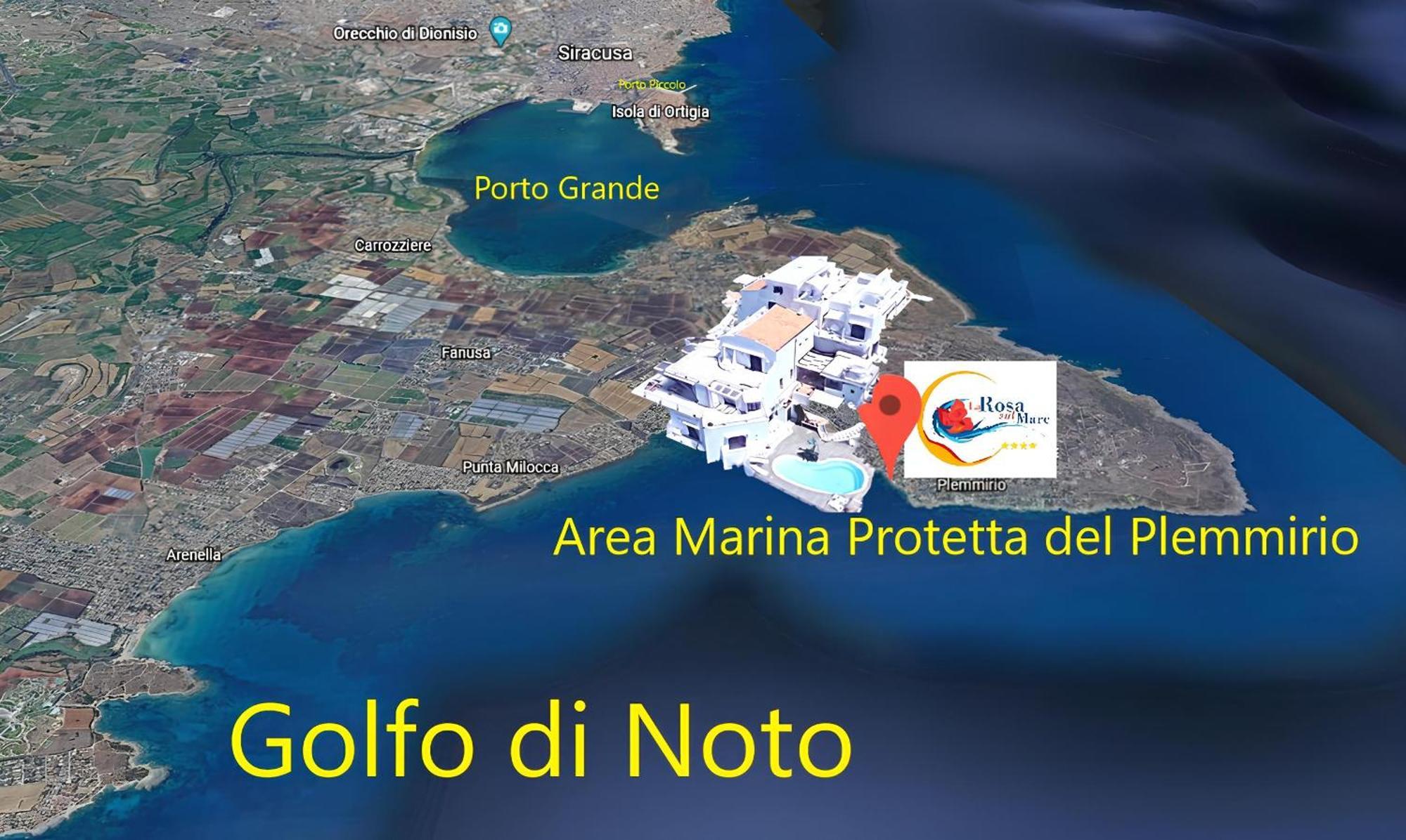 La Rosa Sul Mare Aparthotel Syracuse Bagian luar foto